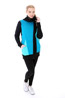 náhled - Mikino-kabátek turquoise black