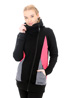 náhled - Mikino-kabátek black pink grey
