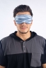 náhled - Hedvábná maska na spaní light grey