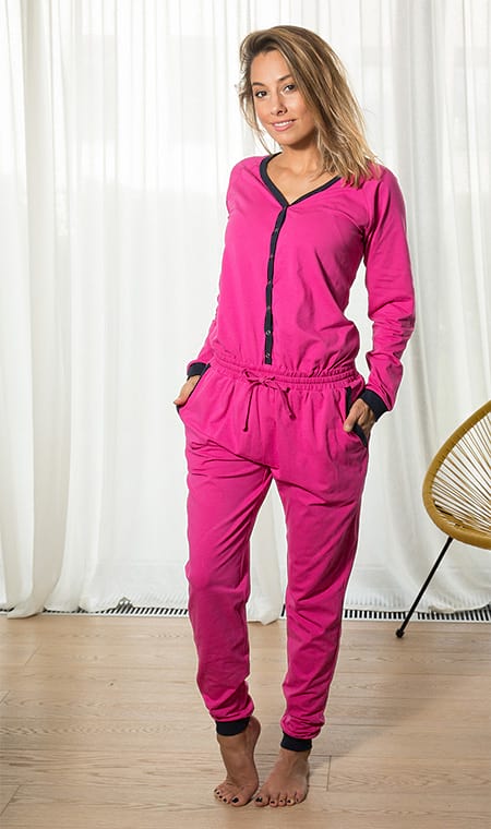Fuchsia Ladies Pyjama Overall
