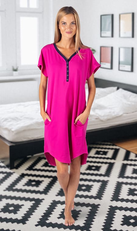 Fuchsia Women's Nightgown